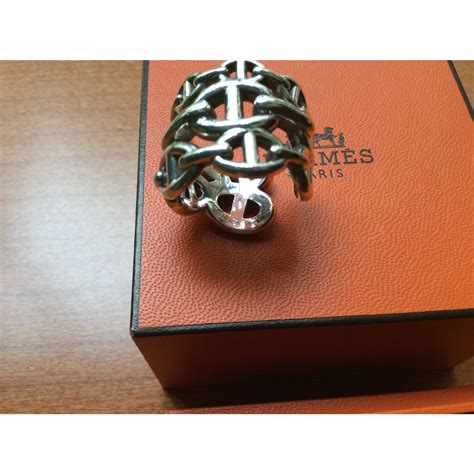 bague hermes chaine d ancre enchainee|bague chain d'ancre.